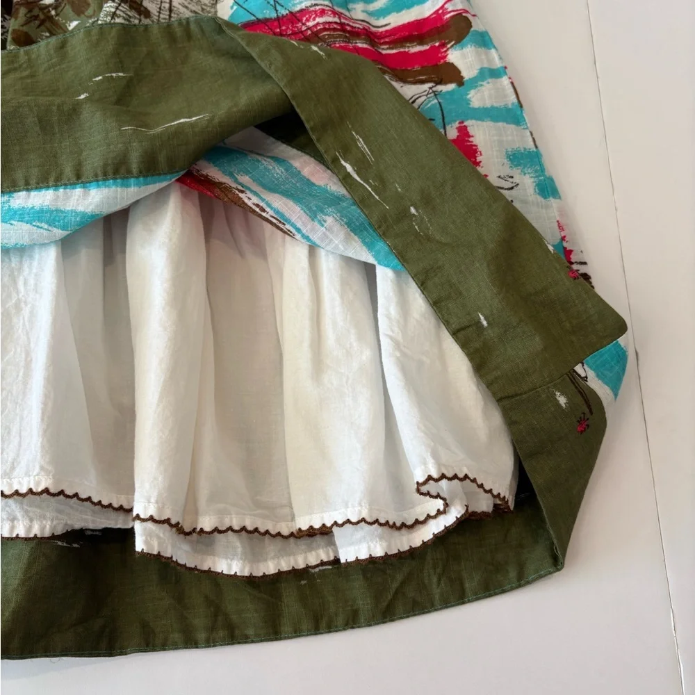 Anthropologie We Love Vera Boat Print Skirt 2 - Picture 7 of 9